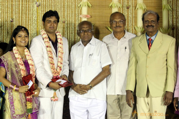 ALS Nachiyappan Son's Wedding Reception Photos 