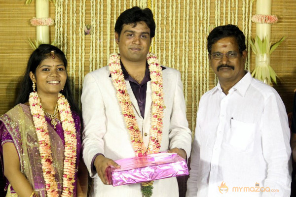 ALS Nachiyappan Son's Wedding Reception Photos 