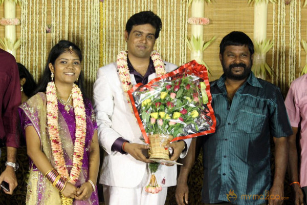 ALS Nachiyappan Son's Wedding Reception Photos 