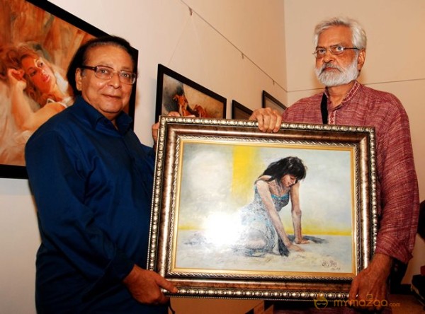 Celebrities At Painting Exbhition Photos