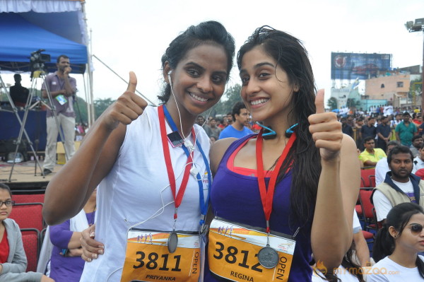 Celebs at 10 K Run Event Photos