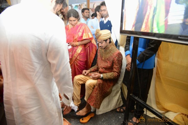 Celebs Raja Ravindra Daughter Wedding Photos