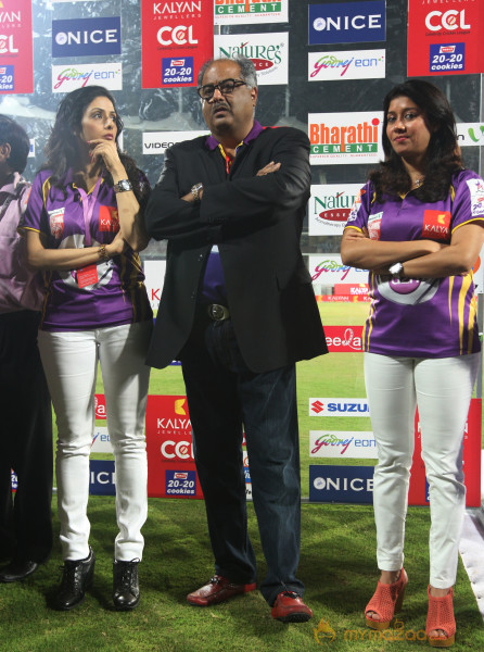 Chennai Rhinos Vs Bengal Tigers CCL 3 Match Gallery 