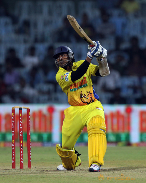 Chennai Rhinos Vs Bengal Tigers CCL 3 Match Gallery 