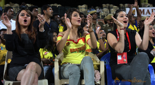 Chennai Rhinos Vs Bengal Tigers CCL 3 Match Gallery 