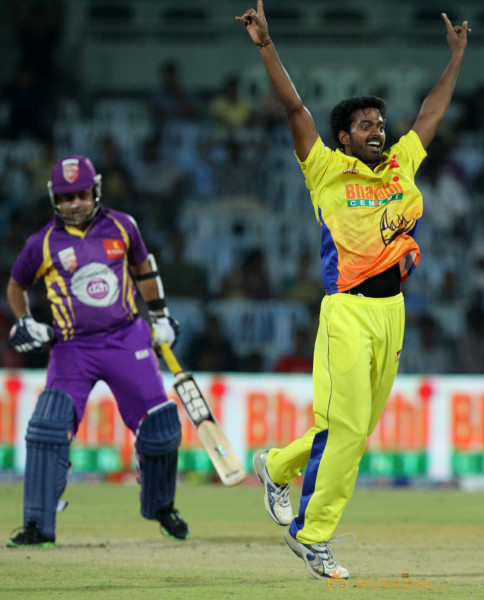 Chennai Rhinos Vs Bengal Tigers CCL 3 Match Gallery 