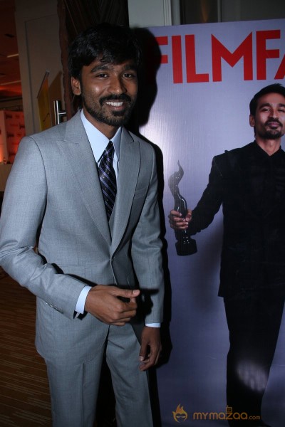 Dhanush at Filmfare  Pressmeet Photos