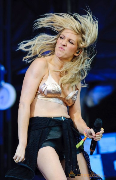 Ellie Goulding Performs at Glastonbury Festival