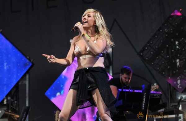 Ellie Goulding Performs at Glastonbury Festival