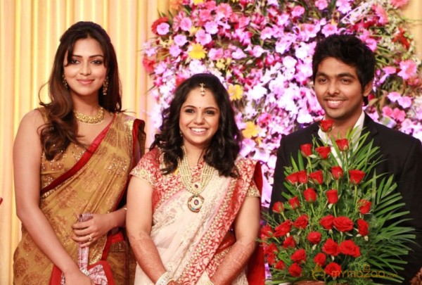 GV Prakash Marriage Reception Photos