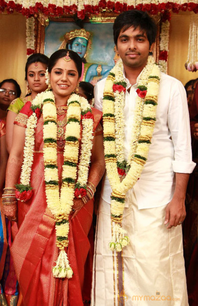 GV Prakash Saindhavi Marriage Gallery 