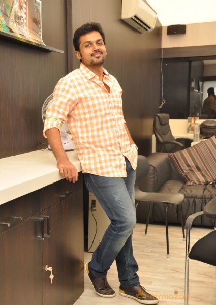 Karthi Tamil Actor Interview Photos