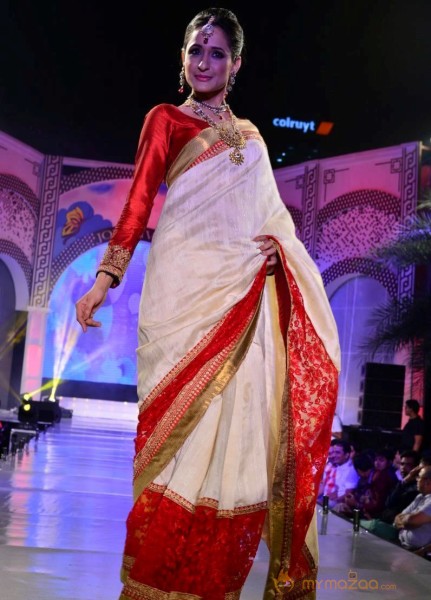 Models Saree Fashion Show Photos