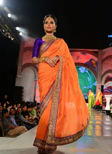 Models Saree Fashion Show Photos