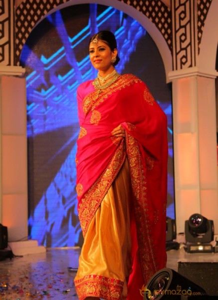 Models Saree Fashion Show Photos