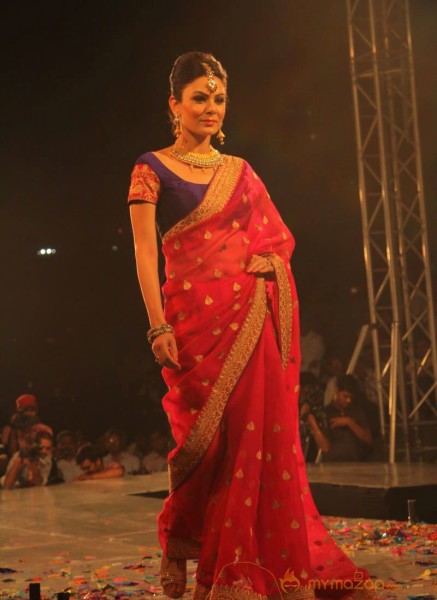 Models Saree Fashion Show Photos