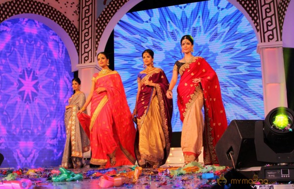 Models Saree Fashion Show Photos