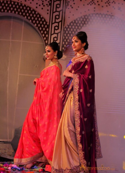 Models Saree Fashion Show Photos