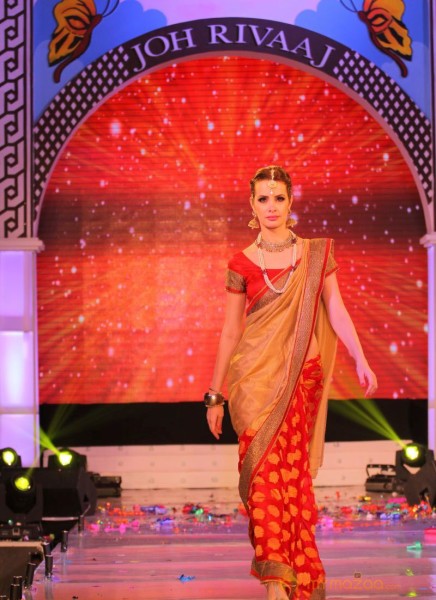 Models Saree Fashion Show Photos