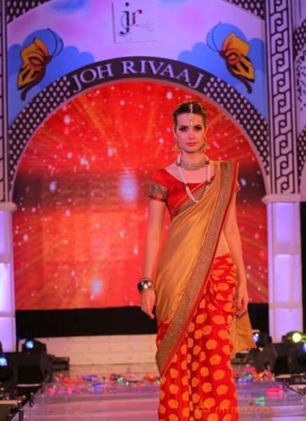 Models Saree Fashion Show Photos