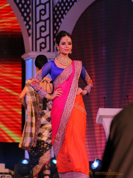 Models Saree Fashion Show Photos