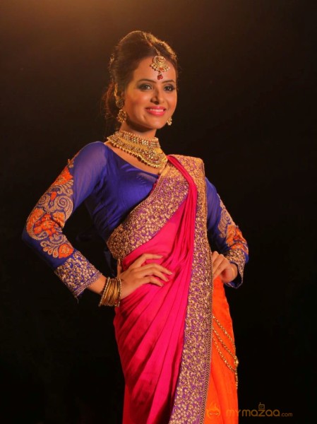 Models Saree Fashion Show Photos