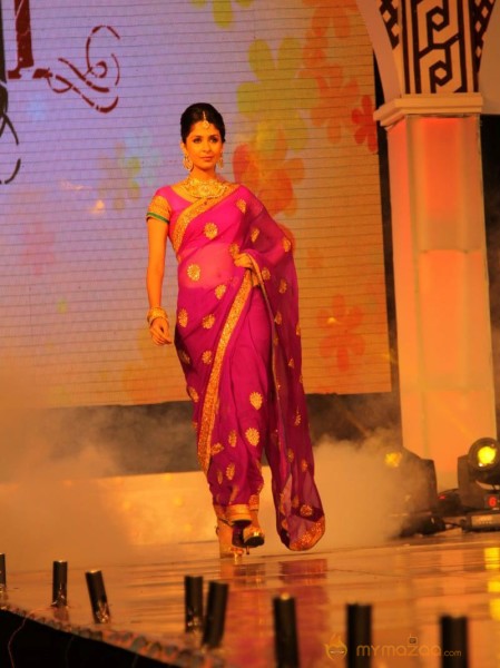 Models Saree Fashion Show Photos