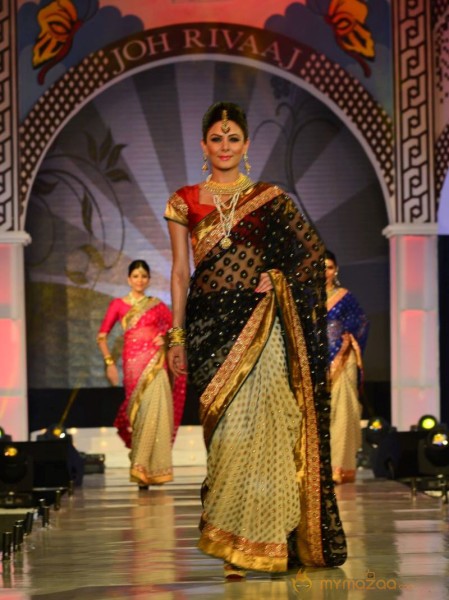 Models Saree Fashion Show Photos