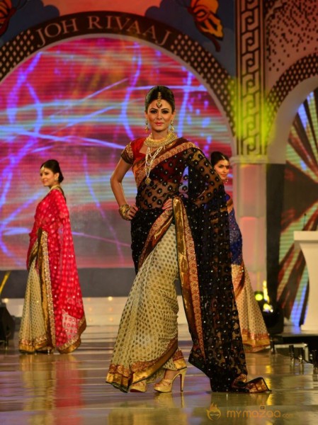 Models Saree Fashion Show Photos