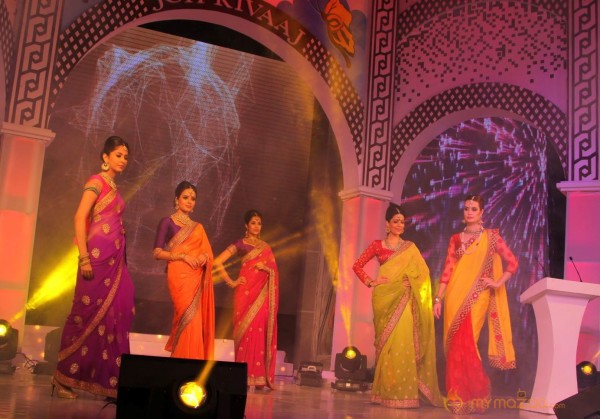 Models Saree Fashion Show Photos