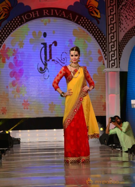 Models Saree Fashion Show Photos