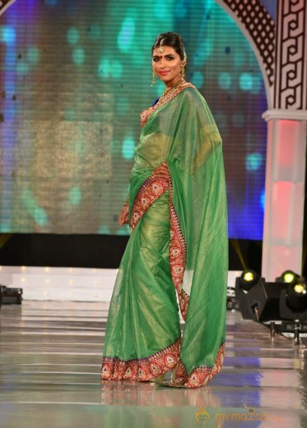 Models Saree Fashion Show Photos