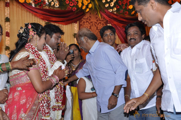 Rajinikanth At Murugan Rajalakshmi Wedding  