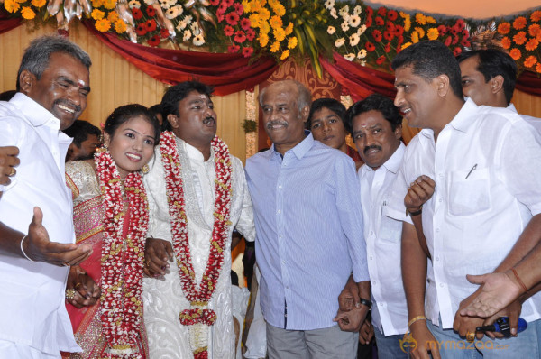 Rajinikanth At Murugan Rajalakshmi Wedding  