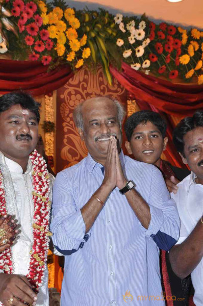 Rajinikanth At Murugan Rajalakshmi Wedding  