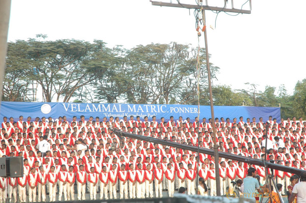 Singer S Janaki At Velammal Matric School Event 