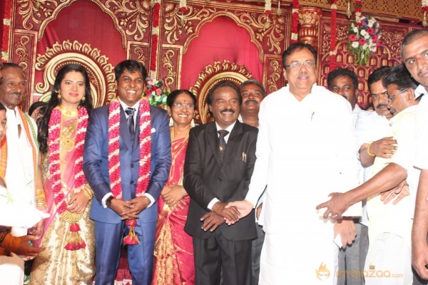 Vasanthakumar Son Wedding Reception Stills