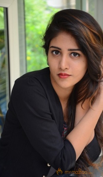 Chandini Chowdary Hot Black Dress Glam