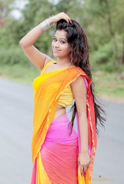  Manali Rathod Saree Stills 