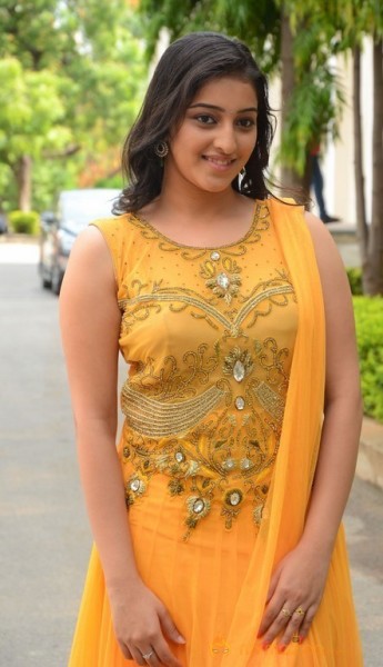 Mouryani Latest Hot Yellow Dress Pics