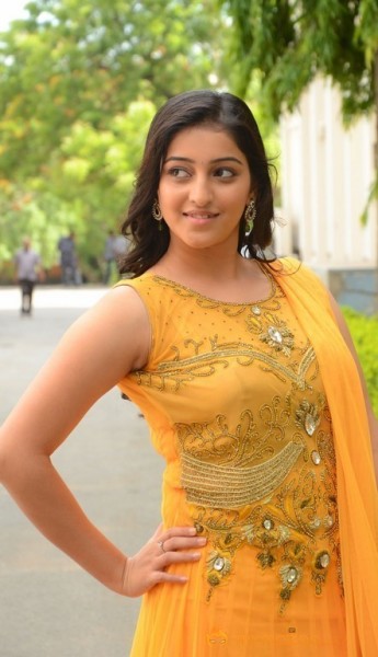 Mouryani Latest Hot Yellow Dress Pics