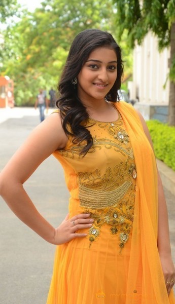 Mouryani Latest Hot Yellow Dress Pics