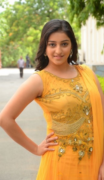 Mouryani Latest Hot Yellow Dress Pics