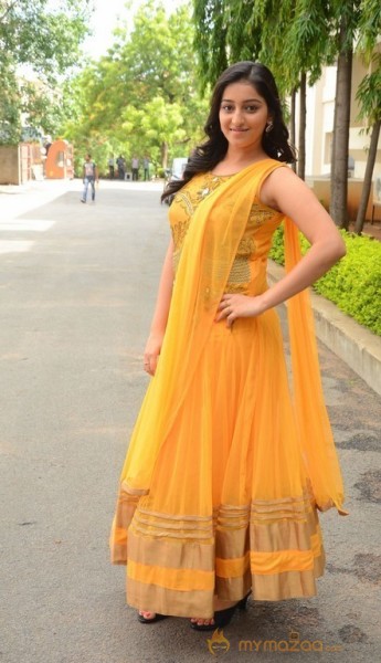 Mouryani Latest Hot Yellow Dress Pics