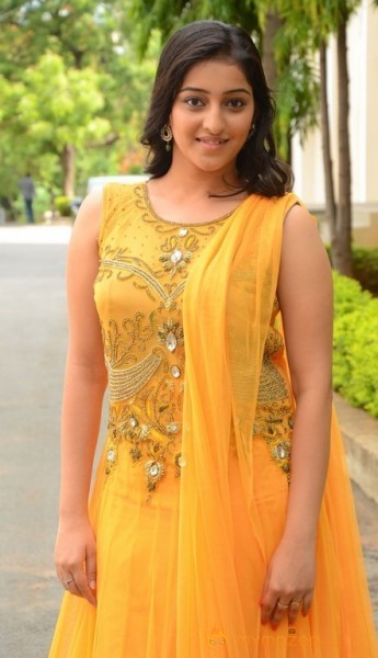 Mouryani Latest Hot Yellow Dress Pics