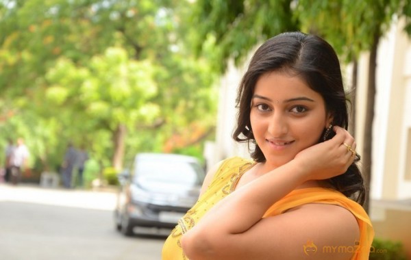 Mouryani Latest Hot Yellow Dress Pics