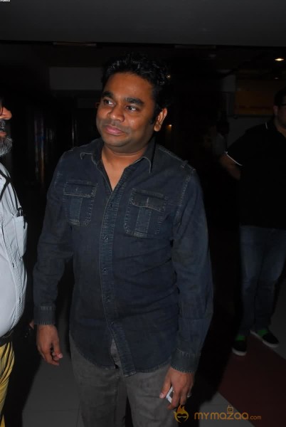 A R Rahman Aditiraohydari At Special Screening