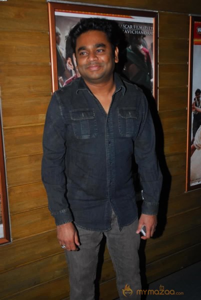 A R Rahman Aditiraohydari At Special Screening