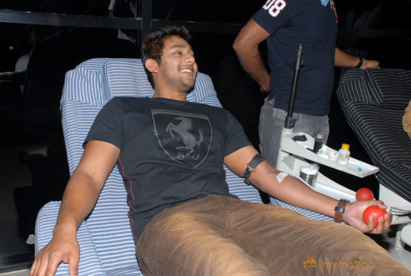 Actors Blood Donation stills