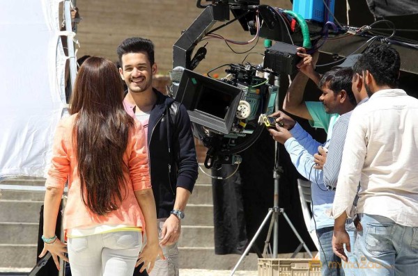  Akhil Movie Working Stills 